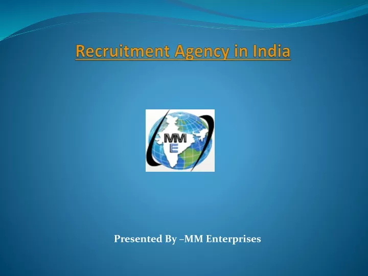 recruitment agency in india