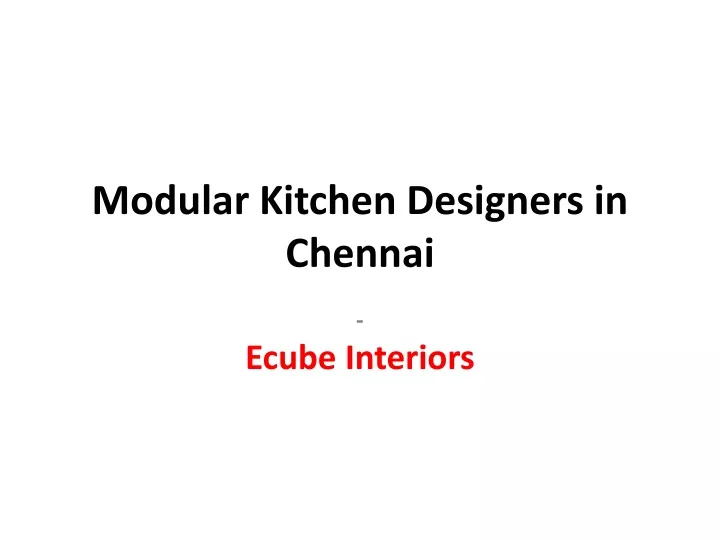 modular kitchen designers in chennai