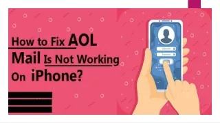 Fix AOL Mail Not Working  1-866-257-5356 Solved On iPhone