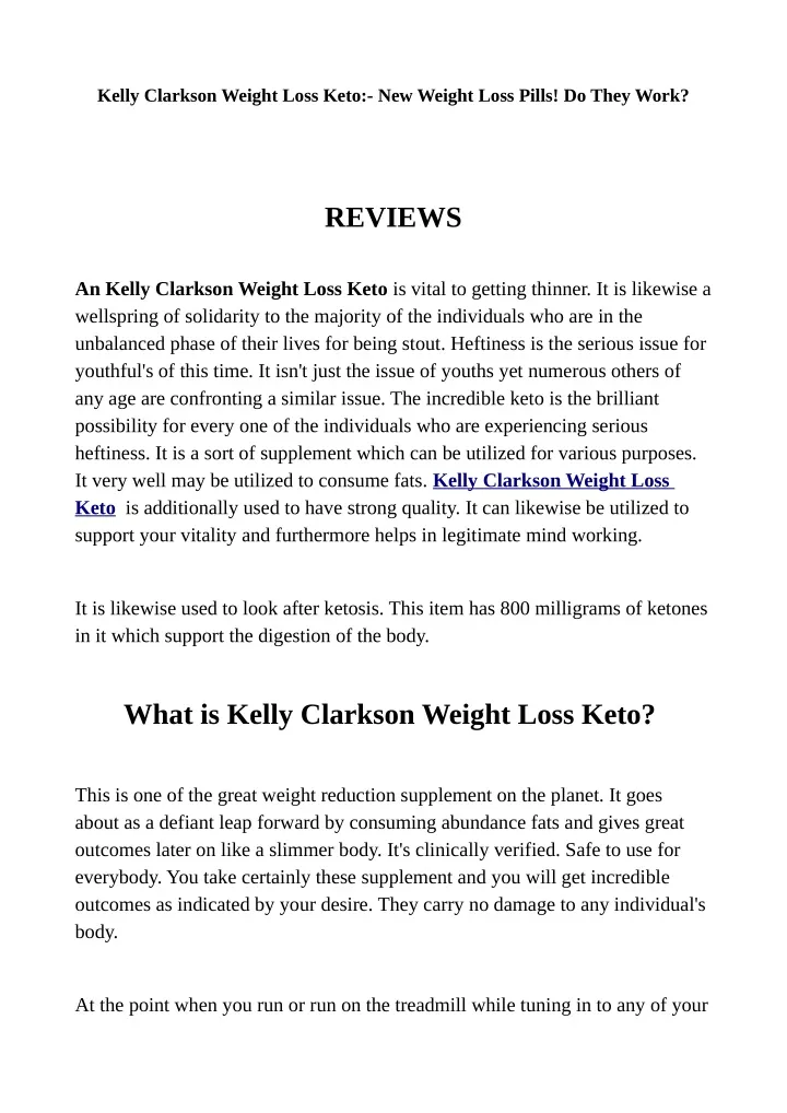 kelly clarkson weight loss keto new weight loss