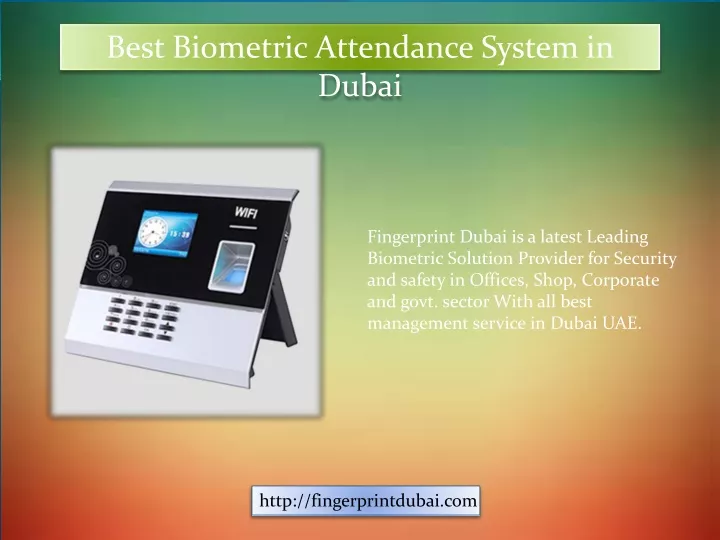 best biometric attendance system in dubai