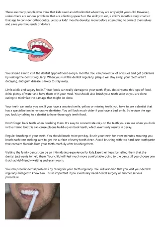 Brush Up O&#110; Your Dental Ca&#114;e Knowledge