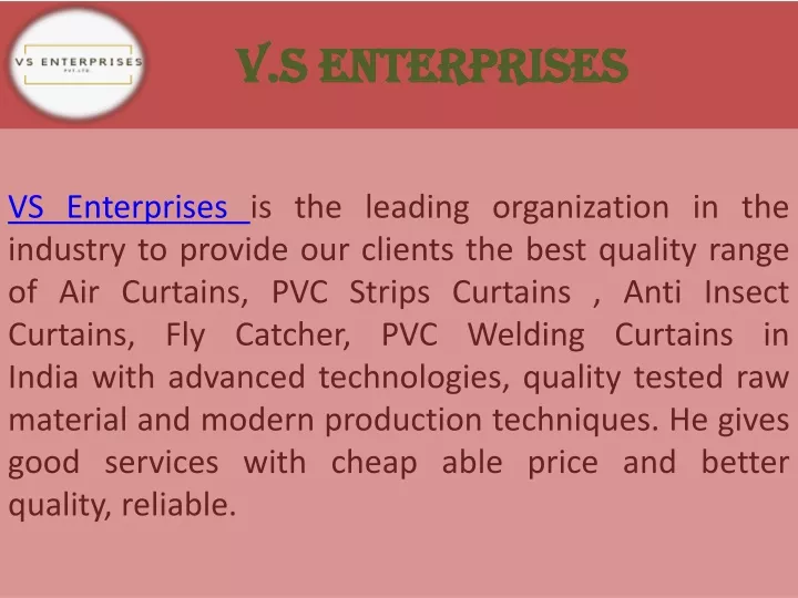 v s enterprises