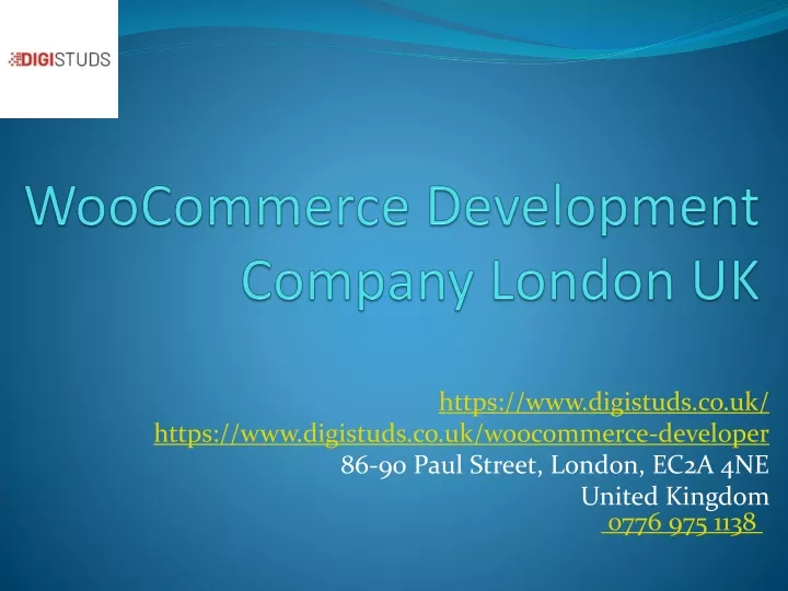 woocommerce development company london uk
