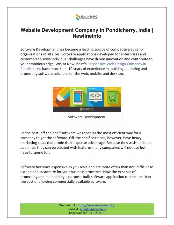 website development company in pondicherry india