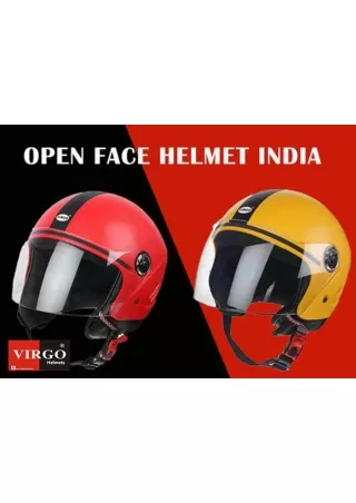 Open Face Helmet India