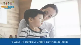 6 Ways To Defuse A Child’s Tantrum In Public
