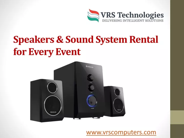 speakers sound system rental for every event