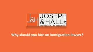 Why should you hire an immigration lawyer?