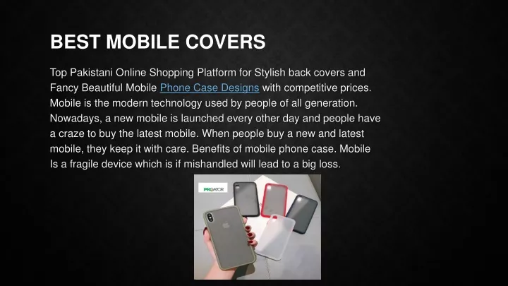 best mobile covers