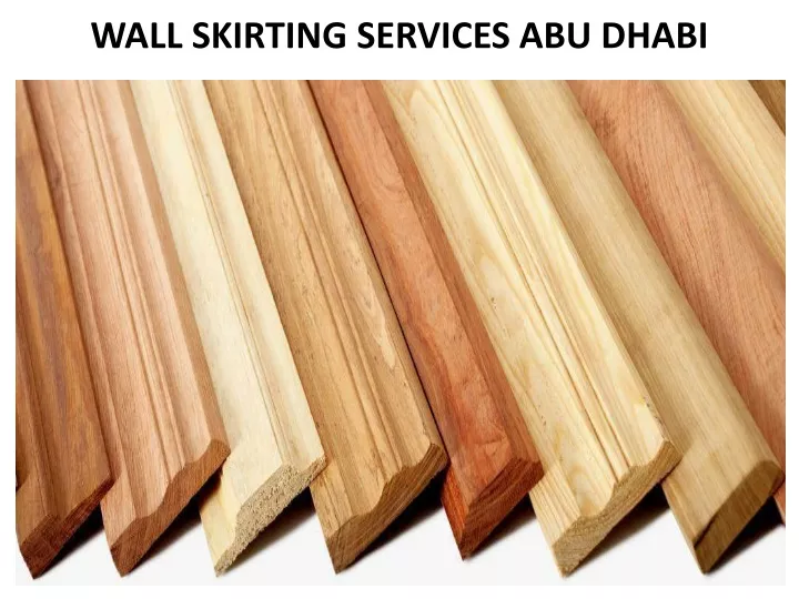 wall skirting services abu dhabi