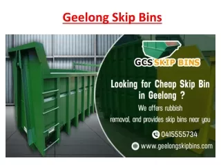 Green Waste Skip Bin Hire