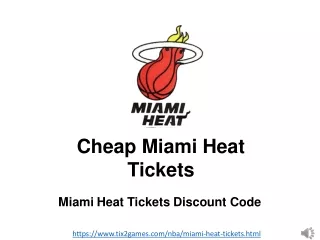 Miami Heat Tickets Discount Coupon