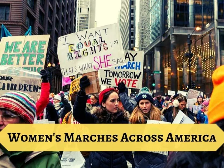 women s marches across america