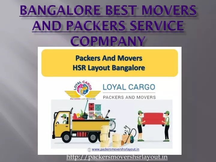 bangalore best movers and packers service copmpany