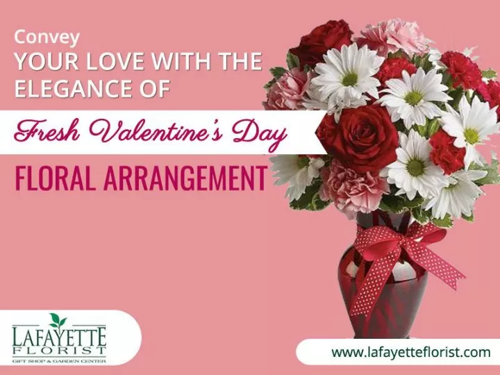 convey your love with the elegance of fresh valentine s day floral arrangement
