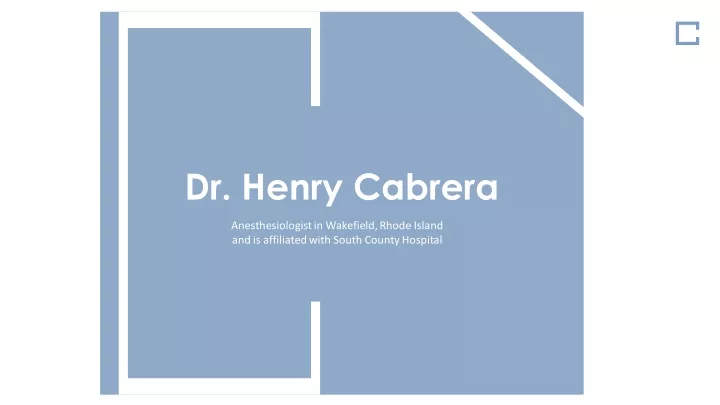 dr henry cabrera