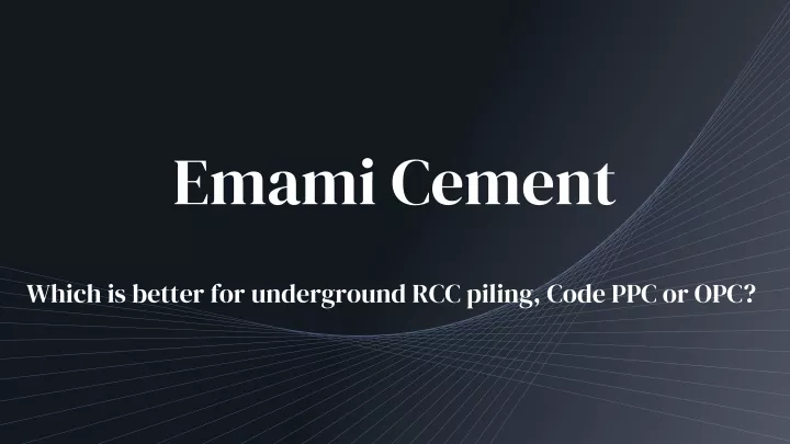 emami cement