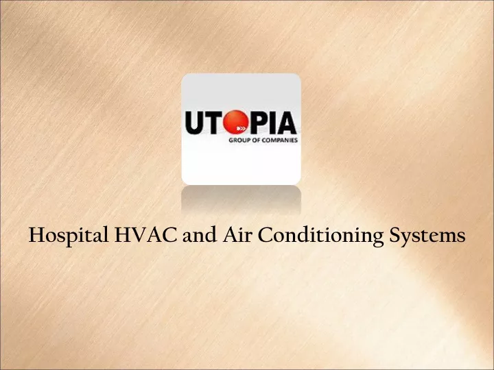 hospital hvac and air conditioning systems