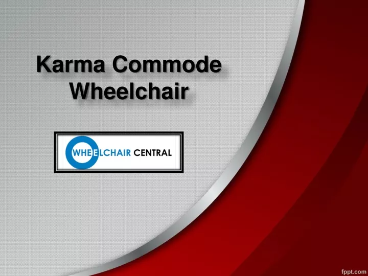 karma commode wheelchair