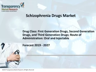 Schizophrenia Drugs Market - to Enter a New Phase of Expansion