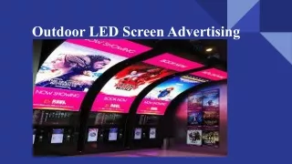 Outdoor LED Screen Advertising