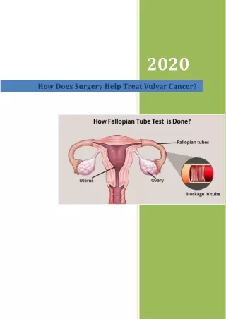 How Does Surgery Help Treat Vulvar Cancer?