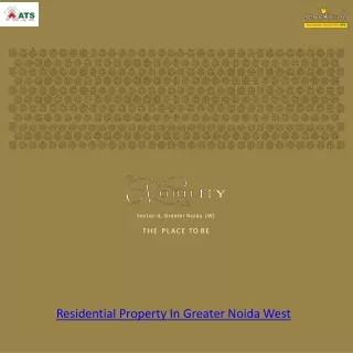 ATS Nobility | 3 Bhk Apartments in Greater Noida West