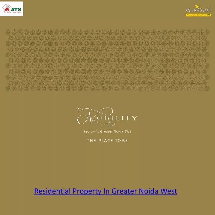 sector 4 greater noida w the place to be