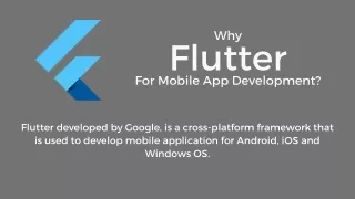 Why Flutter for Mobile App Development?