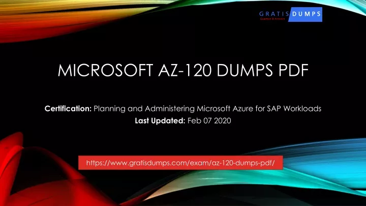 microsoft az 120 dumps pdf