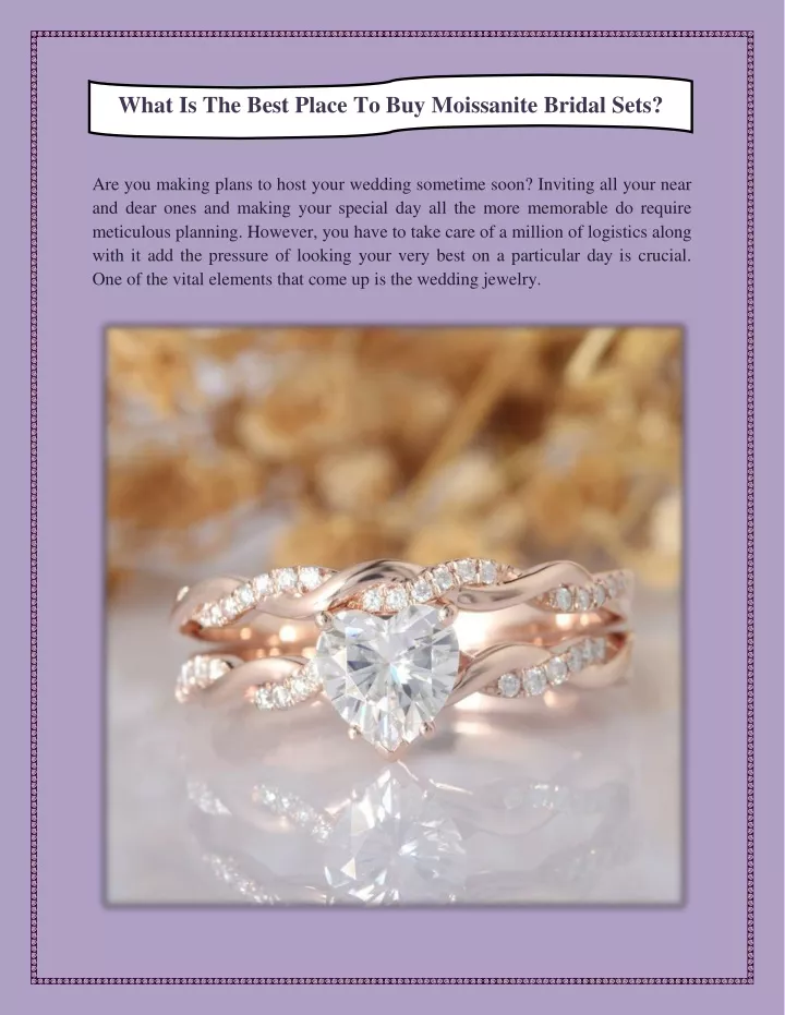 what is the best place to buy moissanite bridal