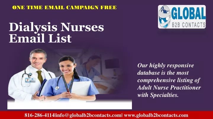 dialysis nurses email list