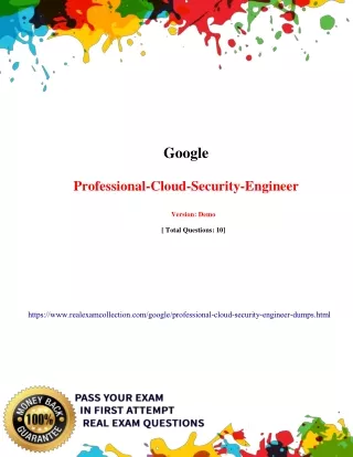 2020 Download Updated Google Professional-Cloud-Security-Engineer Dumps