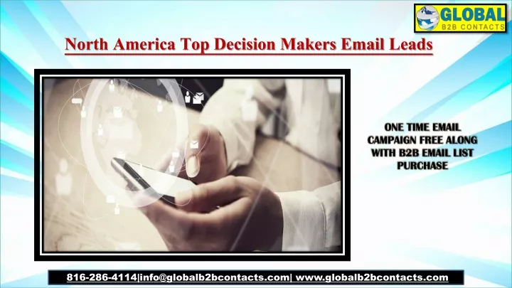 north america top decision makers email leads