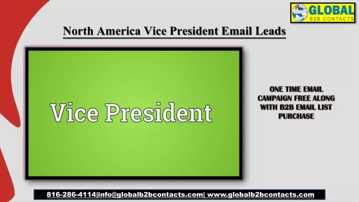 north america vice president email leads
