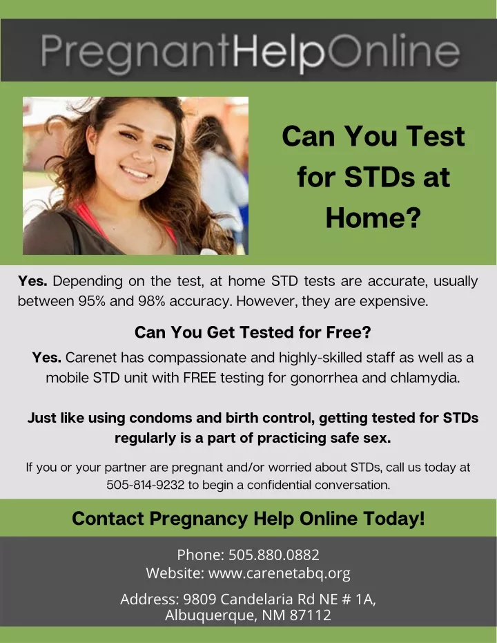 can you test for stds at home