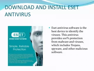 download and install eset antivirus