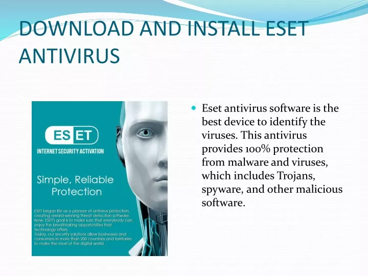 download and install eset antivirus