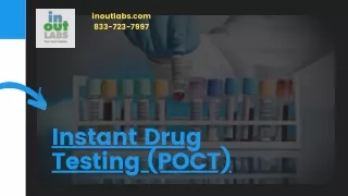 Instant Drug Testing (POCT) - InOut Labs