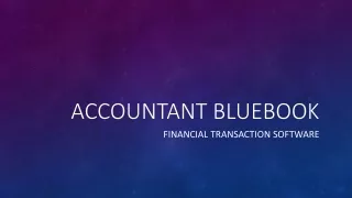 Financial Transaction software for small businesses