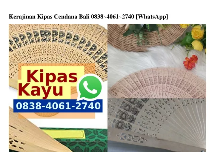 kerajinan kipas cendana bali 0838 4061 2740