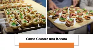 costeos de receta