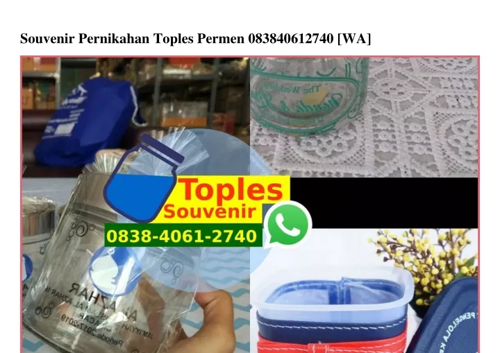 souvenir pernikahan toples permen 083840612740 wa