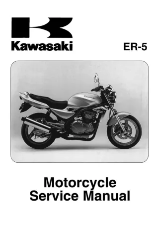 2004 Kawasaki ER500-C4 Service Repair Manual