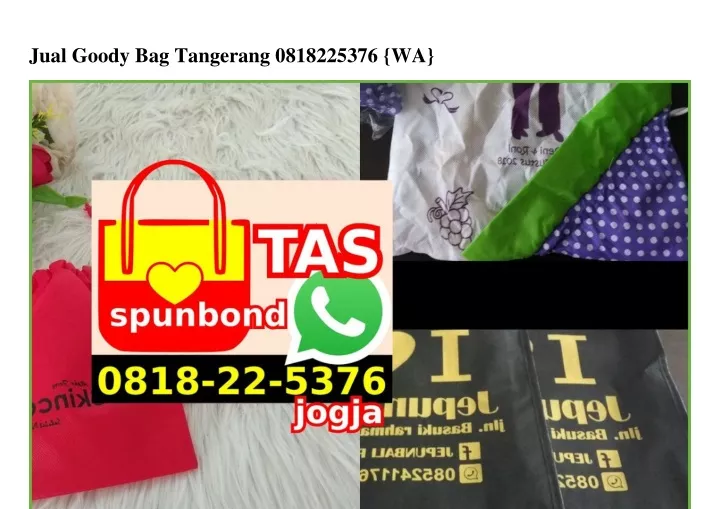jual goody bag tangerang 0818225376 wa