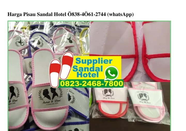 harga pisau sandal hotel 838 4 61 2744 whatsapp