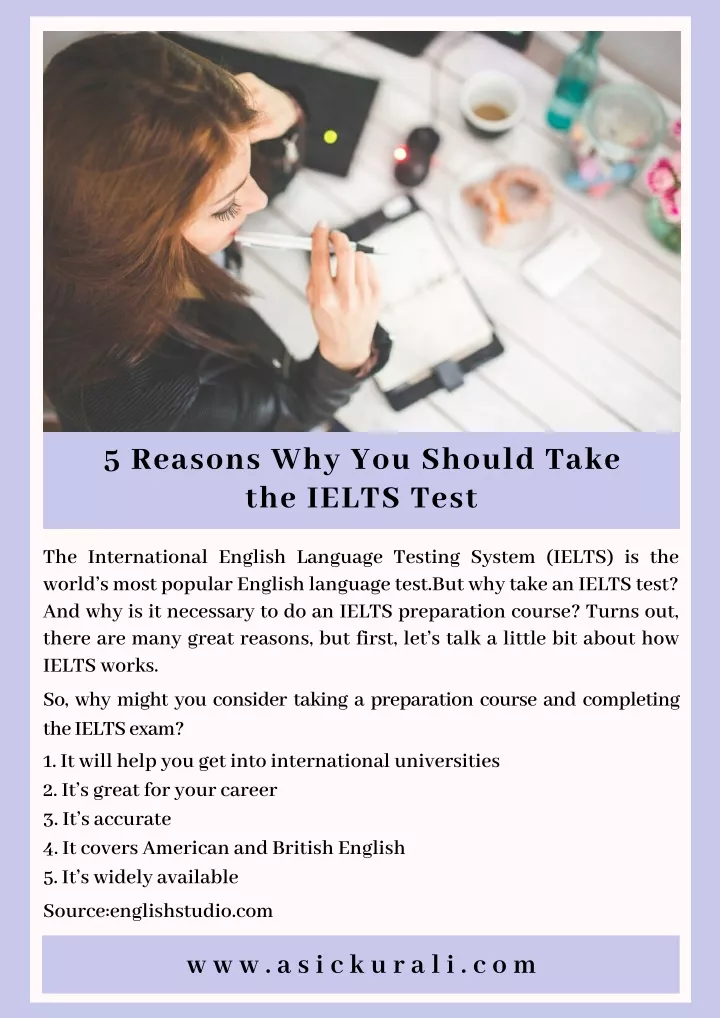 5 reasons why you should take the ielts test