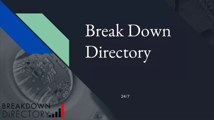 break down directory