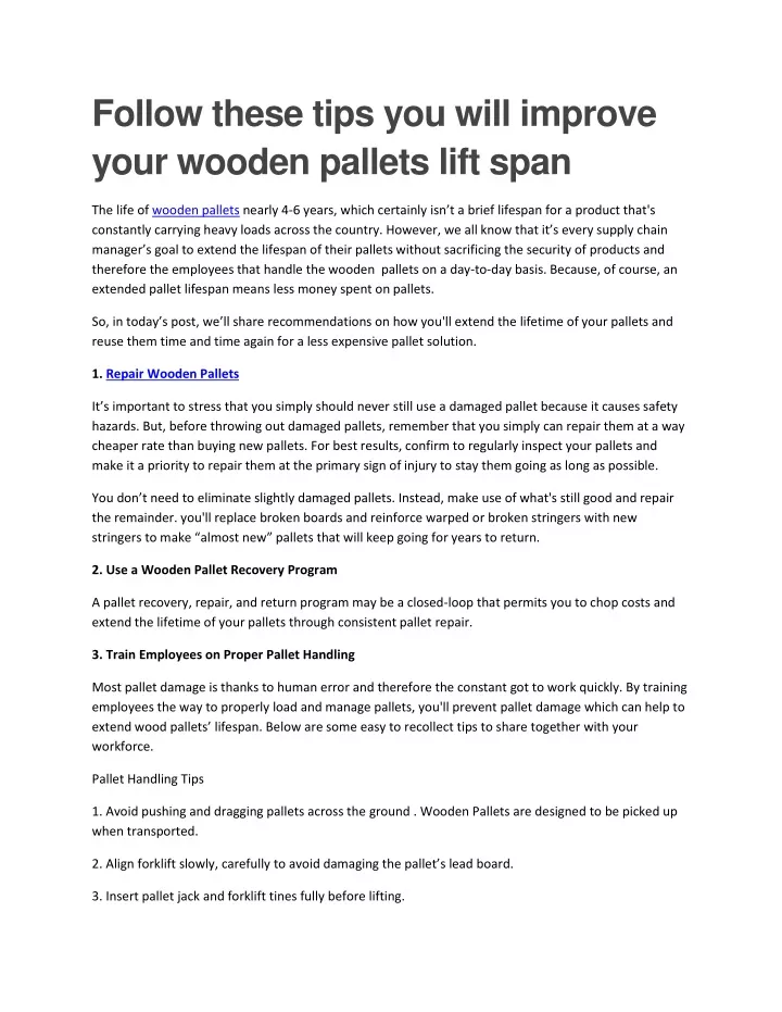 follow these tips you will improve your wooden